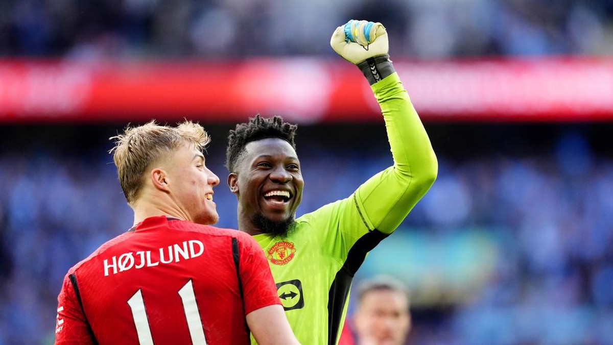 Andre Onana jangan banyak kebobolan lagi di Manchester United. (Foto: AP/Nick Potts)