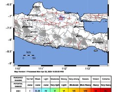 Gempa Darat M 3,3 Guncang Bojonegoro, Kedalaman 9 Km