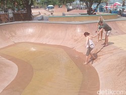 Hujan Sejak Subuh, Skatepark Kuta Tergenang Air