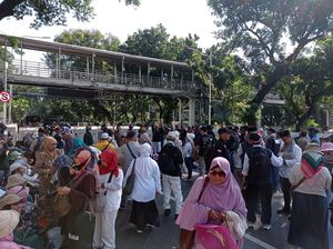 Massa Aksi Mulai Datangi Kawasan Patung Kuda Jelang Sidang Putusan MK