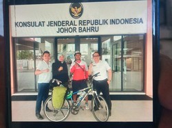 Driver Ojol Klaten Berangkat Umrah Bersepeda, Begini Ceritanya