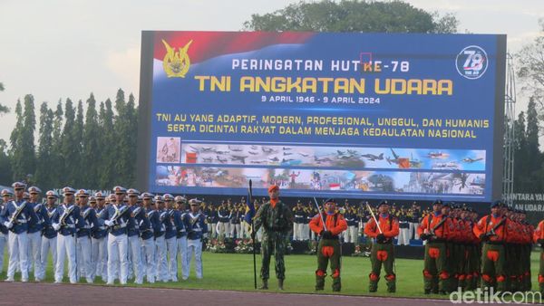 Potret Serunya Puncak HUT Ke-78 TNI AU di Lapangan AAU Jogja