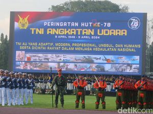 Potret Serunya Puncak HUT Ke-78 TNI AU di Lapangan AAU Jogja