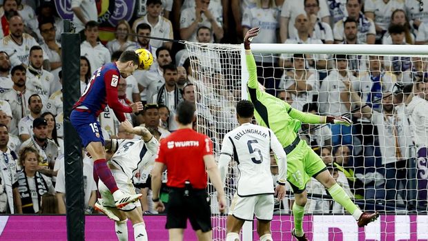 Real Madrid vs Barcelona di Santiago Bernabeu, Senin (22/4/2024) dini hari WIB.