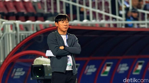 Pelatih Timnas Indonesia, Shin Tae-yong.