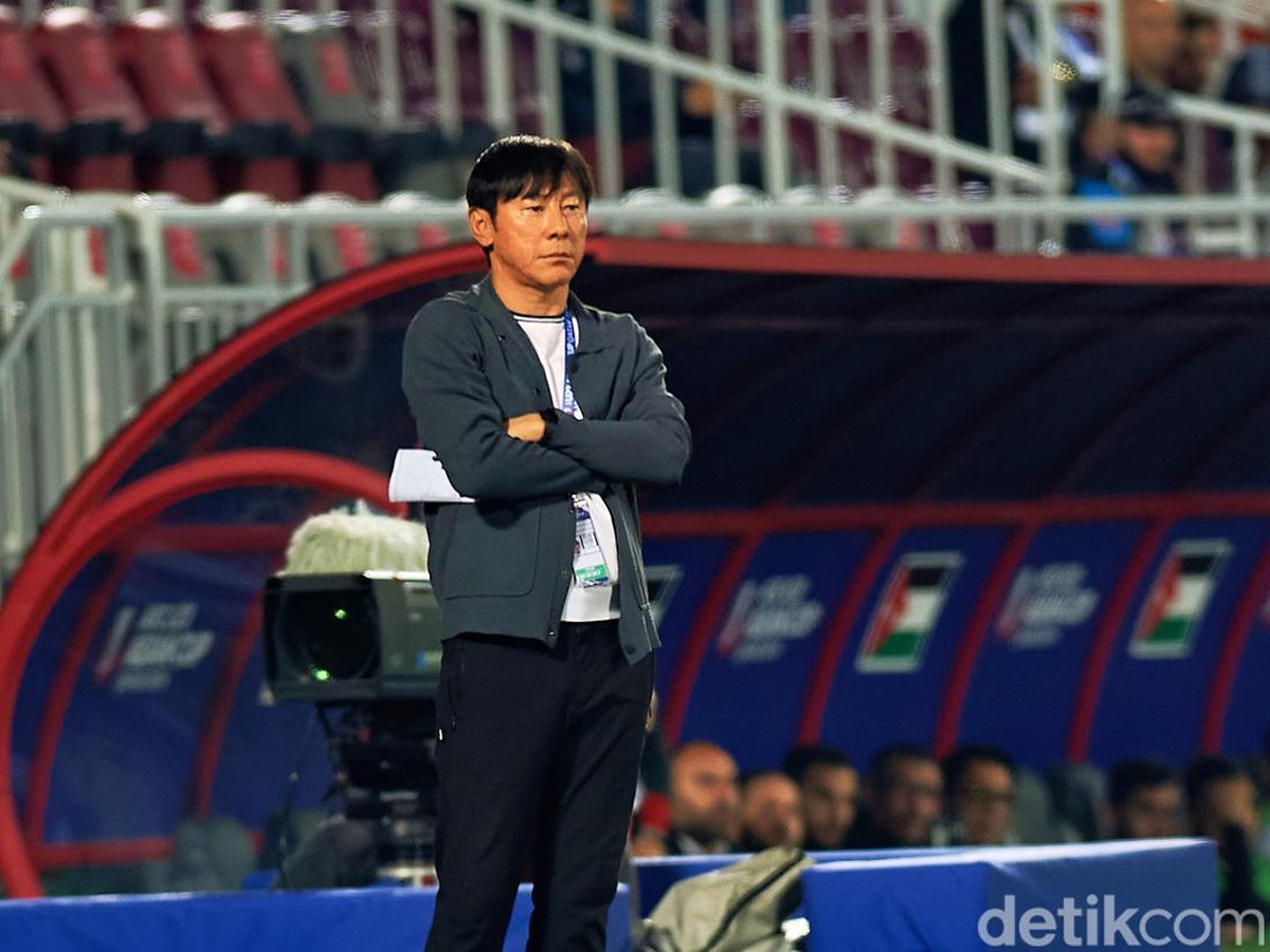 Shin Tae-yong menilai Indonesia bermain sempurna melawan Yordania. (Foto: detikcom/Jalu Pamuncar)