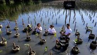Tanam Mangrove untuk Peringati Hari Bumi