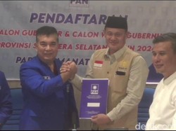 Susul Herman Deru, Mawardi Yahya Juga Ambil Formulir di PAN-PDIP