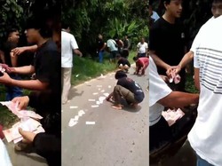 Uang Puluhan Juta Berhamburan di Jalan Saat Perampokan Tauke Sawit