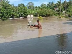 Banjir Rendam 3 Desa di Luwu Utara Sulsel, Tinggi Air Capai 1 Meter