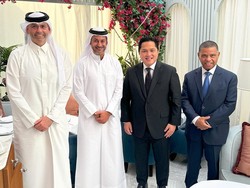 Erick Thohir Ketemu Bos Ooredoo di Qatar, Bahas Apa?