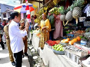 Kunjungi Mamasa Sulbar, Jokowi Tinjau Pasar Tumpah hingga RSUD