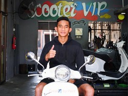 Spesifikasi Motor Vespa Bek Andalan Timnas Rizky Ridho
