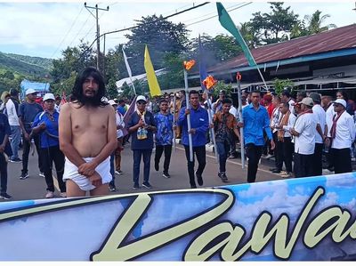 Momen Perayaan Paskah Nasional GAMKI di Alor NTT