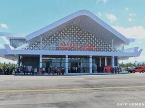 Penampakan Bandara Panua Pohuwato yang Diresmikan Jokowi Penampakan Bandara Panua Pohuwato yang Diresmikan Jokowi