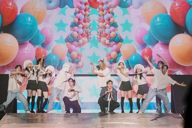 Potret TVXQ dalam konser '20&2' di Jakarta/ Foto: instagram.com/smtown Potret TVXQ dalam konser '20&2' di Jakarta