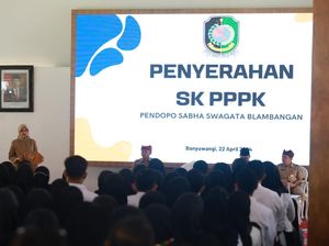 Bupati Ipuk Serahkan SK Pengangkatan 550 PPPK Guru, Nakes dan Tenaga Teknis