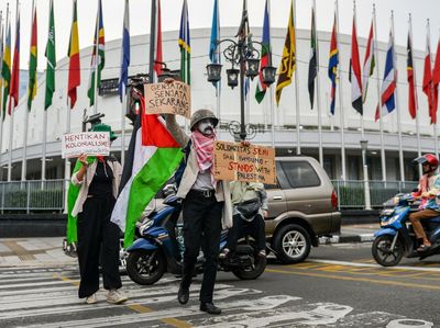 Seniman Pantomim Peduli Palestina