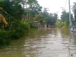 Banjir Rendam Tanjungsari Tasikmalaya Imbas Sungai Citanduy Meluap
