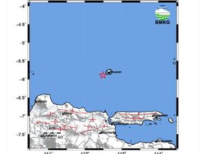 Gempa M 4,2 Guncang Tuban Gempa M 4,2 Guncang Tuban