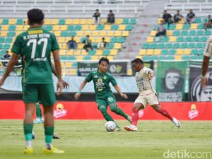 Liga 1: Gol Irfan Jaya Bawa Bali United Ungguli Persebaya di Babak I