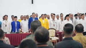 Momen Petinggi Parpol Dampingi Prabowo Saat Penetapan Presiden Terpilih