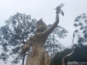 Heboh Patung Dewi Kencana Ditolak Warga, Pengelola: untuk Daya Tarik Wisata