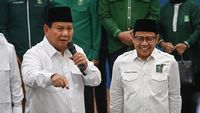 Potret Prabowo Temui Cak Imin di Markas PKB