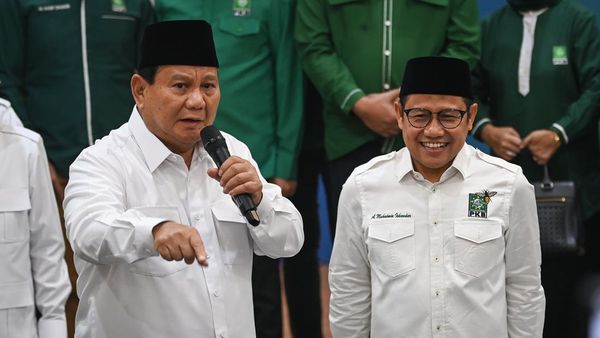Potret Prabowo Temui Cak Imin di Markas PKB