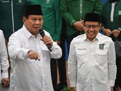 Potret Prabowo Temui Cak Imin di Markas PKB