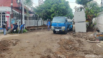Proyek Gorong-gorong di Surabaya Dikebut Sebelum Puncak Musim Hujan