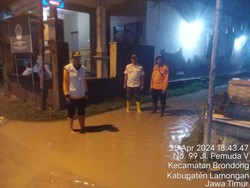 Banjir 2 Desa di Pantura Lamongan Mulai Surut