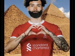 Nunez sebagai Salah palsu. Foto: dok. Internet/X (Twitter)
