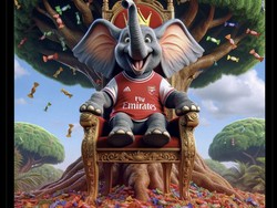 Akibat kekalahan Liverpool, Arsenal kesepian di puncak klasemen nih! Foto: dok. Internet/X (Twitter)