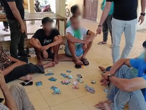 Sulap Pasar Ikan Jadi Lapak Judi, 7 Warga di Nagan Raya Ditangkap