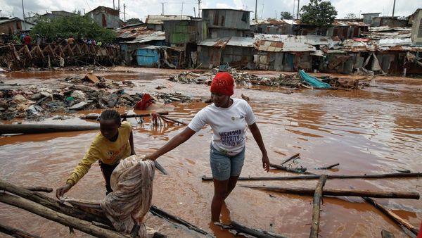 Penampakan Kenya Dilanda Banjir Bandang, Ribuan Warga Mengungsi
