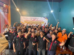 Ratusan Sopir di Malang Serukan Damai Usai MK Putuskan Sengketa Pemilu 2024