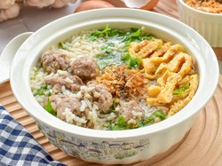 Resep Nasi Sup Bola Daging dan Telur, Sajian Komplet Kaya Nutrisi