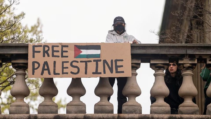 Columbia University Skors Puluhan Mahasiswa Akibat Aksi Bela Palestina
