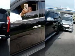 Permintaan Maaf Pengemudi Pajero yang Tabrak Avanza Depan-Belakang di Tol Binjai