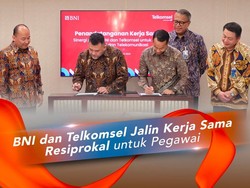 BNI dan Telkomsel Kerja Sama Pelayanan buat Pegawai