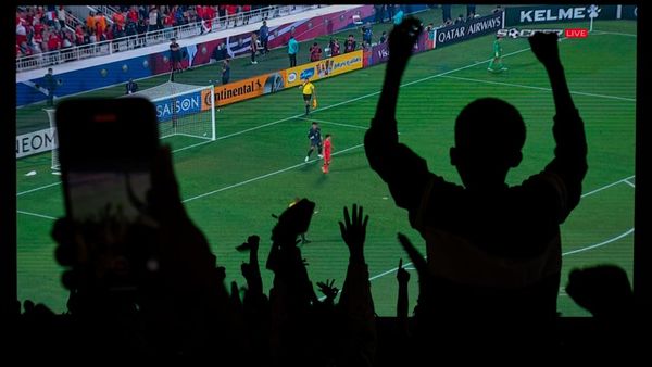 Euforia Warga Semarang Nobar Timnas U-23 Indonesia Vs Korsel