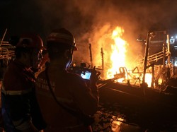 1 ABK Ditemukan Tewas dalam Kebakaran Kapal di Dermaga Cilacap