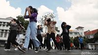 Pelajar Ikuti Simulasi Kesiapsiagaan Bencana di Kota Tua