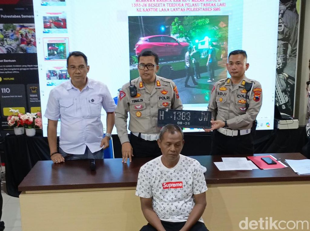 Tabrak Lari Becak di Semarang, Pengemudi Mobil Dibekuk di Demak