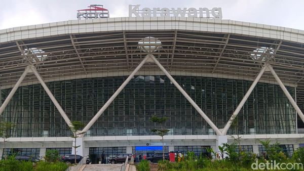 Potret Stasiun Kereta Cepat Karawang yang Belum Dibuka