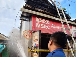 2 Toko-1 Rumah di Majasari Pandeglang Kebakaran, Dipicu Korsleting Listrik