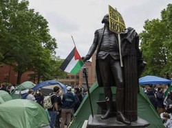 Mahasiswa AS Demo Pro-Palestina Terus Mendekat ke Gedung Putih