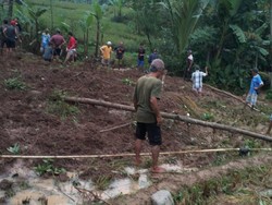 Longsor Terjang Padalarang KBB, Seorang Petani Tertimbun