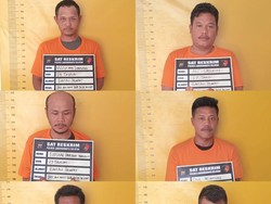 Kepung-Tabrak Mobil Warga di Labusel, 6 Debt Collector Ditangkap